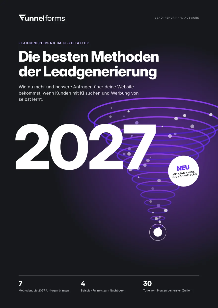 Titelseite des Lead-Reports 2027: Die besten Methoden der Leadgenerierung